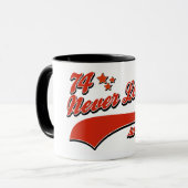 74 so gut nie geschaut tasse (Vorderseite Links)