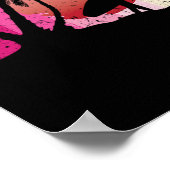 74.Surfing Surfer Girl Surfbrett Sunse Sunse Poster (Ecke)