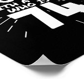 74 Years Old Men 74 Birthday Present Funny Gift Poster (Ecke)