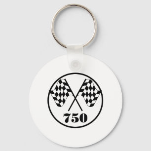 750 Zielflaggen Schlüsselanhänger