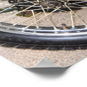 750B-2 Motorrad mit Beiwagen Poster (Ecke)