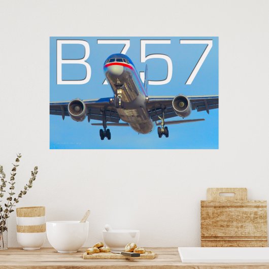 757 FLUGGESELLSCHAFT POSTER (Küche)