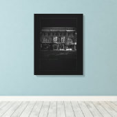 758 - 766 Königin St. E 3 mit Grenze Leinwanddruck (Insitu (Holzboden))