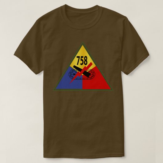 758. Tank-Bataillon SSI T-Shirt (Design vorne)