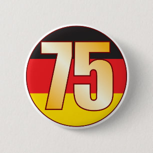 75 DEUTSCHLAND Gold Button