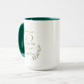 75 Dinge, die wir an Mama lieben Tasse (Vorderseite Links)