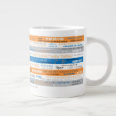 75 Dinge zu tun Jumbo-Tasse (Rechts)