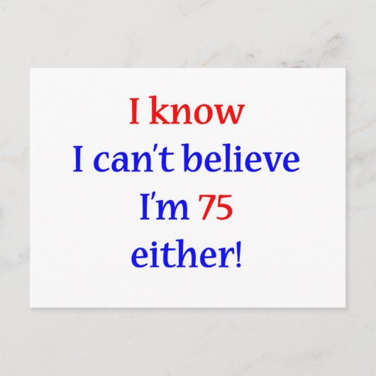 75 Entweder Postkarte (Vorderseite)