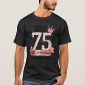 75 & Fabulous I Rose And White Party Group Candid T-Shirt (Vorderseite)