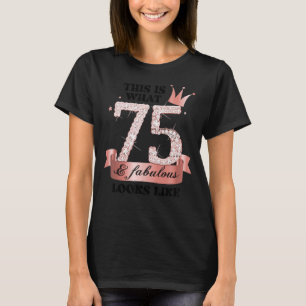 75 & Fabulous I Rose and White Party Gruppe Candid T-Shirt