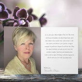 75 & Fabulous Orchid Photo Birthday Greeting Card Karte