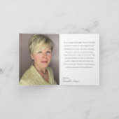 75 & Fabulous Orchid Photo Birthday Greeting Card Karte (Innenseite)