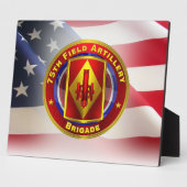 75. Field Artillery Brigade Fotoplatte (Seite)