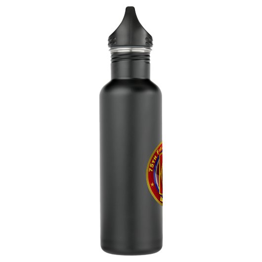 75. Field Artillery Brigade "Taut Lanyards" Edelstahlflasche (Links)