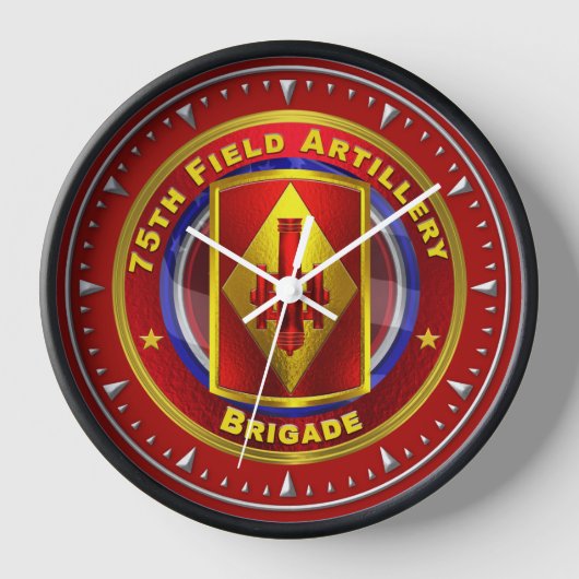 75. Field Artillery Brigade Uhr (Vorderseite)