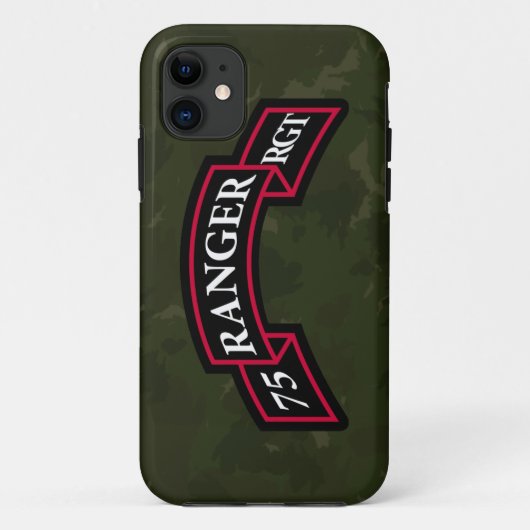 75. Förster-Regiment "dunkelgrüne Camouflage " Case-Mate iPhone Hülle (Rückseite)