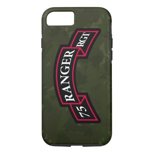 75. Förster-Regiment "dunkelgrüne Camouflage " Case-Mate iPhone Hülle (Rückseite)