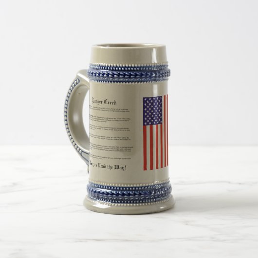 75. Förster-Regiment Stein Bierglas (Vorderseite Links)