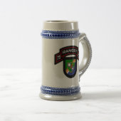 75. Förster Rgt - Rolle u. Blitz Bierglas (VorderseiteRechts)