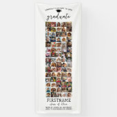 75 Foto Collage Abschluss Moderner Minimal Weiß Banner (Vertikal)