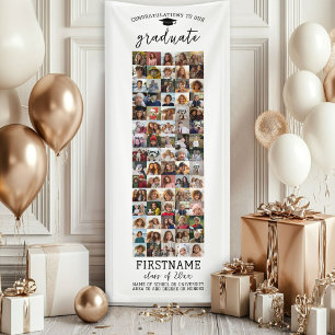 75 Foto Collage Abschluss Moderner Minimal Weiß Banner