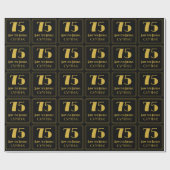 75. Geburtstag ~ Art Deco Inspiriert Look "75", Na Geschenkpapier (Flach)