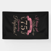 75. Geburtstag besser mit Alter Banner (Horizontal)