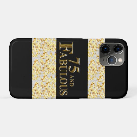 75. Geburtstag Case-Mate iPhone Hülle (Rückseite (Horizontal))