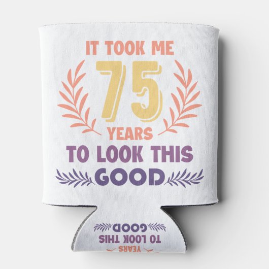 75. Geburtstag Dosenkühler (Rückseite)