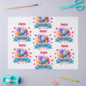 75. Geburtstag Festivals farbige Balloons C01GZ Seidenpapier (Basteln)