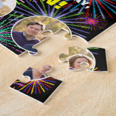 75. Geburtstag: Fun Rainbow #, Individuelle Name + Puzzle (Seite)