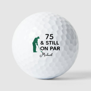 75. Geburtstag Funny Custom Golf Ball mit Namen