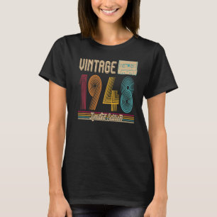 75. Geburtstag Geschenke Vintag limitierte Edition T-Shirt