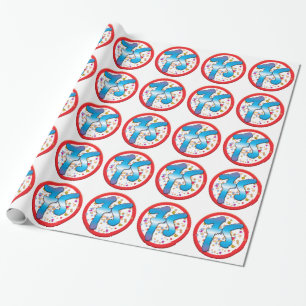 75. Geburtstag Geschenkpapier