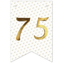 75. Geburtstag Hochzeit Jahrestag Gold-Nummer