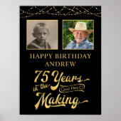 75. Geburtstag IM MAKING 2 Fotos Poster (Vorne)