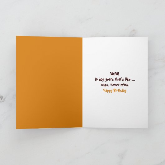 75. Geburtstag Karte (Innenseite)