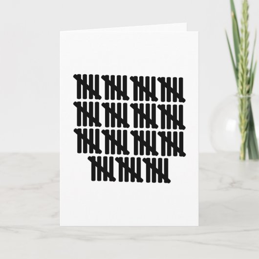 75. Geburtstag Karte (Vorderseite)