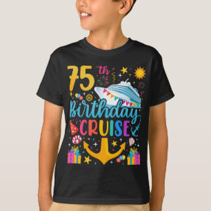 75. Geburtstag Kreuzfahrt B-Day Party Boy T-Shirt