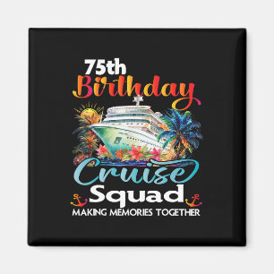 75. Geburtstag Kreuzplatz Freunde Familienurlaub Magnet
