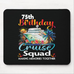 75. Geburtstag Kreuzplatz Freunde Familienurlaub Mousepad