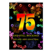 75. Geburtstag noch rocken (Vorne)