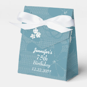 75. Geburtstag, personalisierter Geschenkschachtel