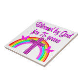 75. GEBURTSTAG PRAYER PERSONALISIERTES DESIGN FLIESE (Seite)