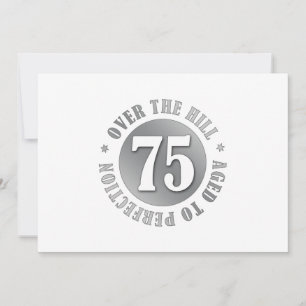75. Geburtstag Über Den Berg Karte