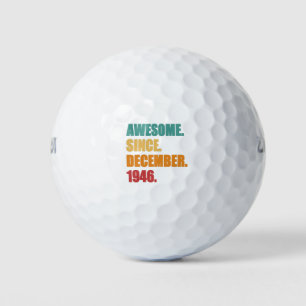 75. Geburtstag Vintag 1946 Dezember Golfball