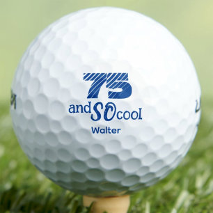 75. Geburtstags-Golfgeschenk für Opa 75 So Cool Golfball