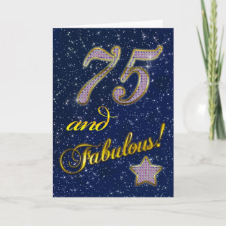 75. Geburtstags-Party Einladung