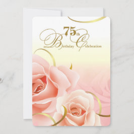 75. Geburtstagsfeier Custom Invitations Einladung