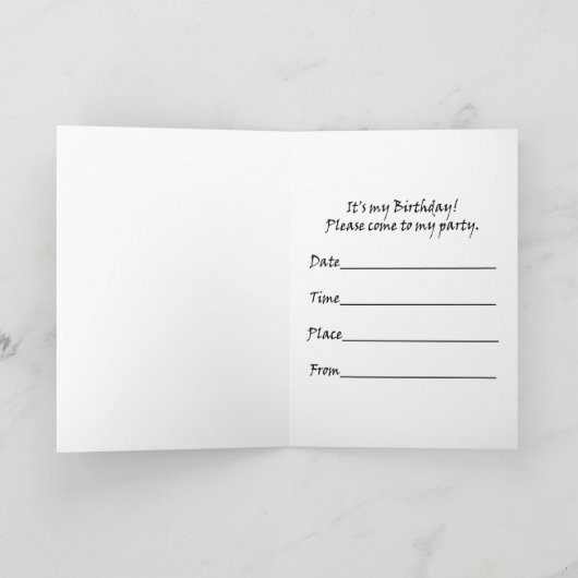 75. Geburtstagsfeier Einladung (Innenseite)